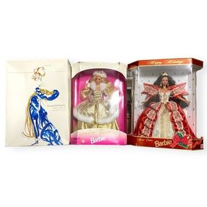Lot Of 3 Special Edition Barbie Dolls NIB